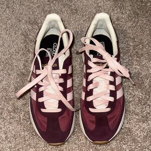 Brand New Adidas Women's Burgundy and Pink Sneakers